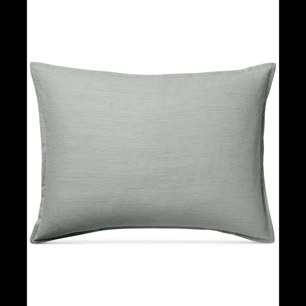 NIB Hotel Collection 525 Yarn Dyed (1)‎ Standard Sham Pillow Case Ash